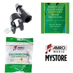 School Rental Night Richland Upper Elementary Beginner Trombone Pack w/ Book