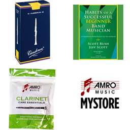 School Rental Night Richland Upper Elementary Beginner Clarinet Pack w/ Book