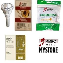 School Rental Night Wesson Beginner Trombone Pack w/ Book