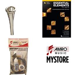 School Rental Night Mendenhall Jr. Beginner French Horn Pack w/ Book