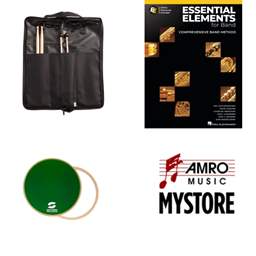 School Rental Night Mendenhall Jr. Beginner Percussion Pack w/ Book