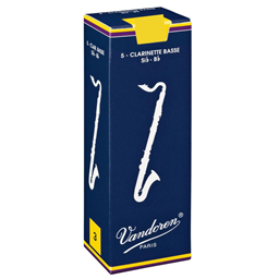 Vandoren  VANDOREN #3.5 Bass Clarinet Filed Reed 5 Pack    CR1235