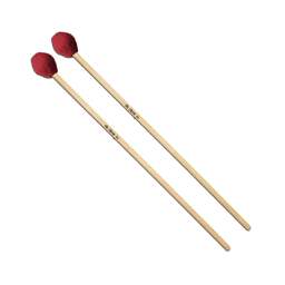 Vic Firth M2 Medium Red Yarn Mallets with Birch Handles