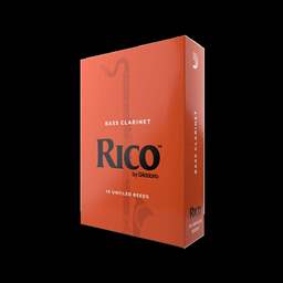 D'Addario  RICO #2.5 Bass Clarinet Unfiled Reed 10 Pack     REA1025