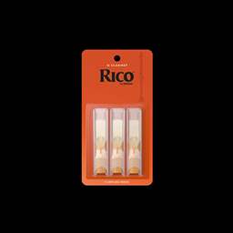 Rico #2.5 Bb Clarinet Unfiled Reed 3 Pack