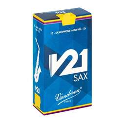 Vandoren #3.5 V21 Alto Saxophone Unfiled Reed 10 Pack