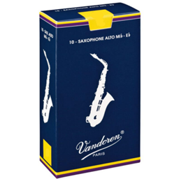 Vandoren #2.5 Alto Sax Filed Reed 10 Pack