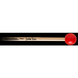 Innovative Percussion IP902 Ross Medium Soft Red Rubber Xylophone Glock Mallets with Rattan Handles