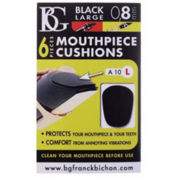 BG Soft Black Large Mouthpiece Patch 6 Pack