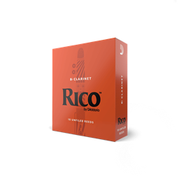 Rico #3 Bb Clarinet Unfiled Reed 10 Pack