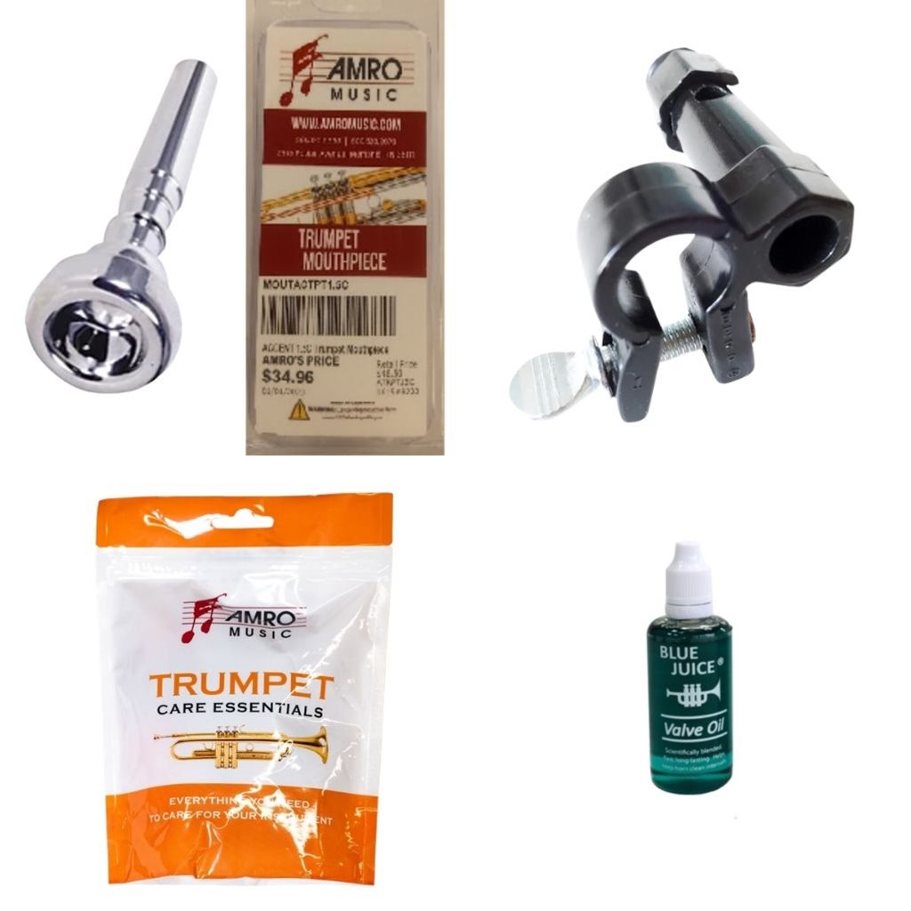 School Rental Night Pearl Beginner Trumpet Pack