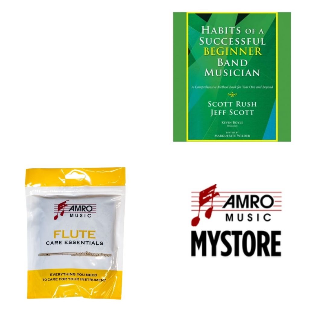 School Rental Night Richland Upper Beginner Flute Pack w/ Book