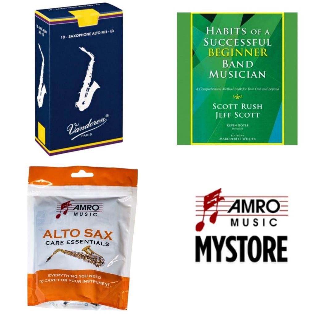 School Rental Night Richland Upper Elementary Beginner Alto Sax Pack w/ Book