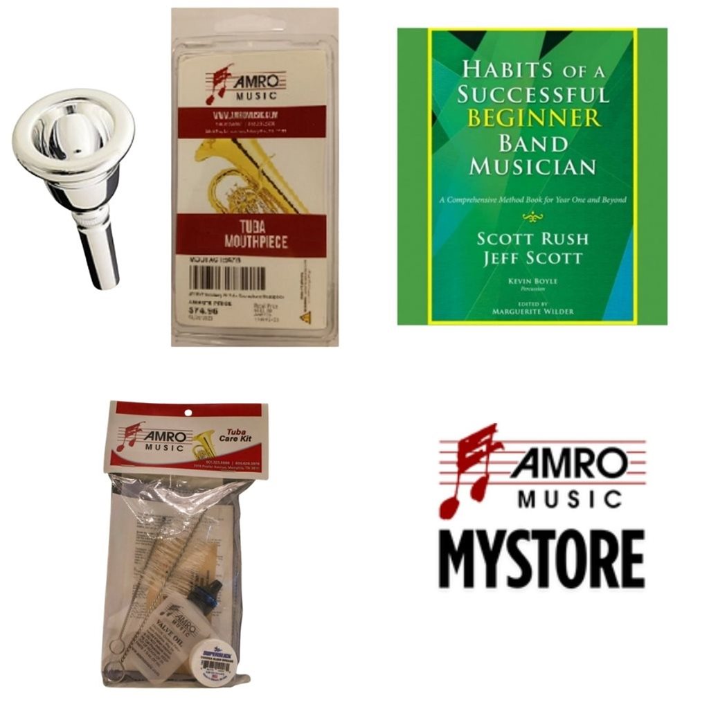 School Rental Night Richland Upper Elementary Beginner Tuba Pack w/ Book