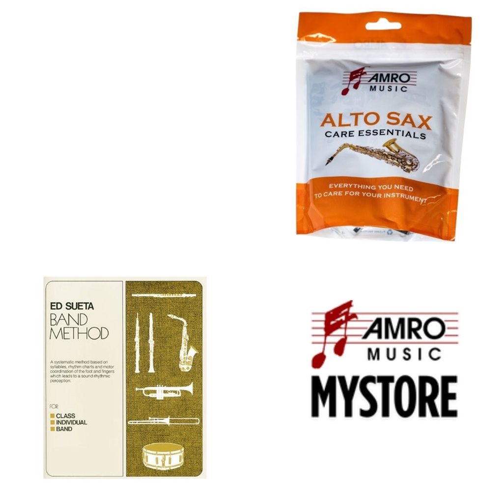 School Rental Night Wesson Beginner Alto Sax Pack w/ Book