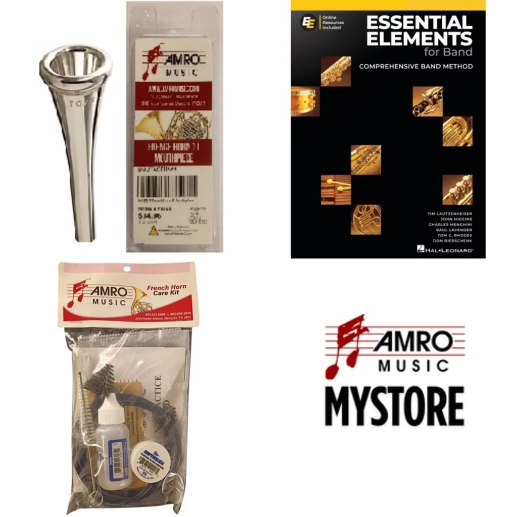 School Rental Night Florence Beginner French Horn Pack w/ Book