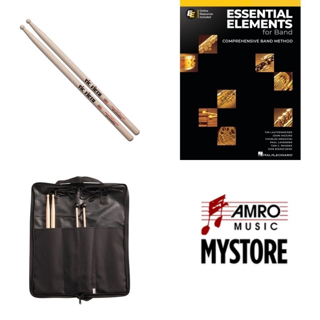 School Rental Night Florence Beginner Percussion Pack w/ Book