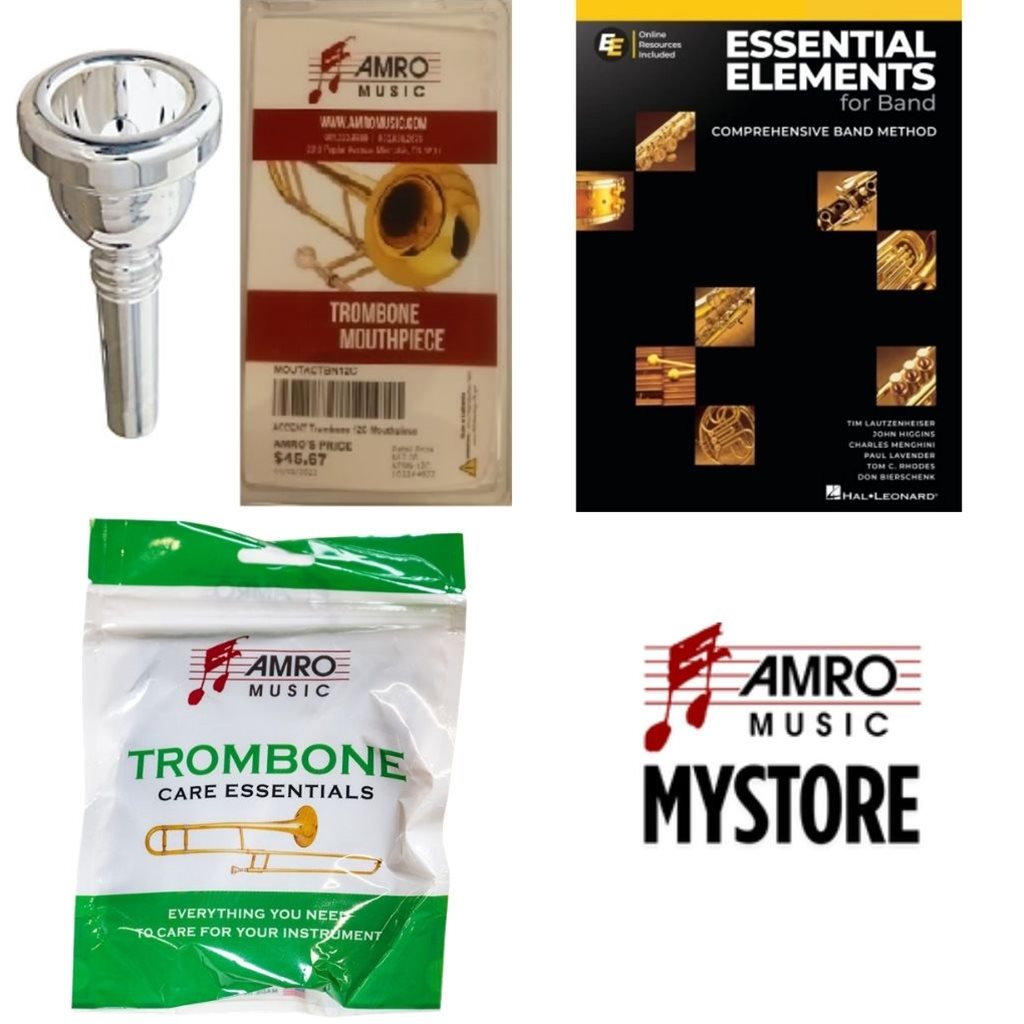 School Rental Night Florence Beginner Trombone Pack w/ Book