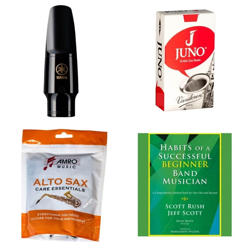 School Rental Night Raymond Elementary Beginner Alto Sax Pack w/ Book