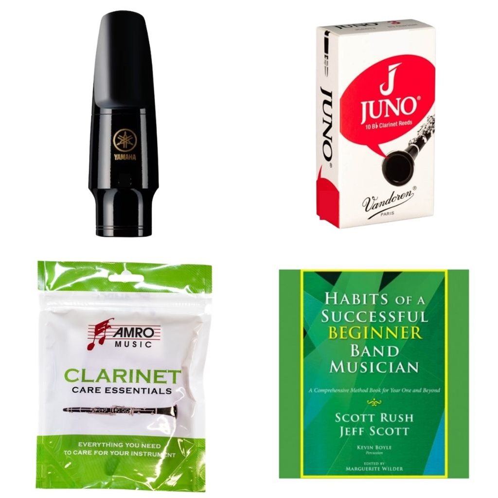 School Rental Night Raymond Elementary Beginner Clarinet Pack w/ Book