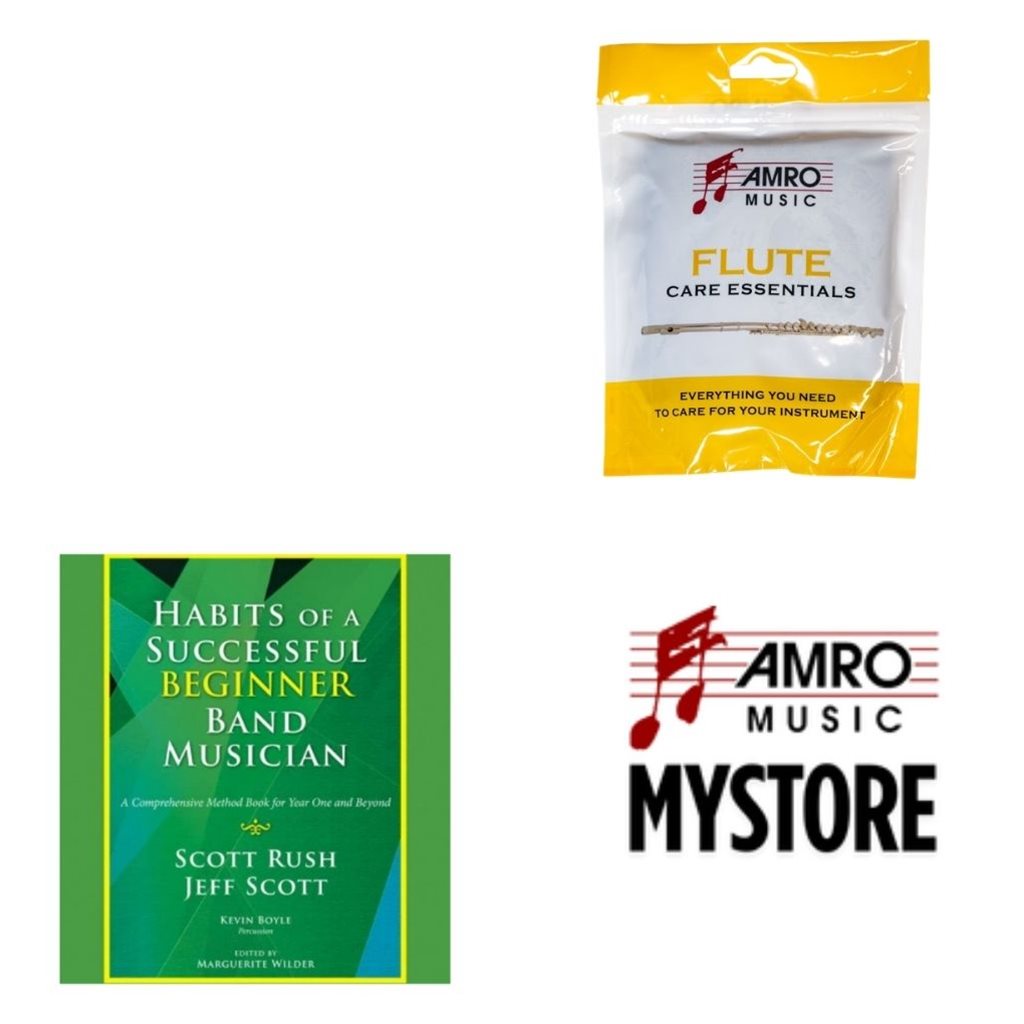 School Rental Night Raymond Elementary Beginner Flute Pack w/ Book