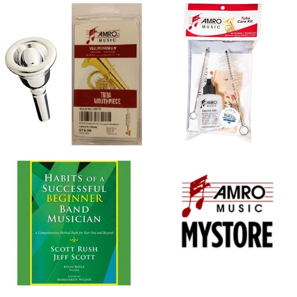 School Rental Night Raymond Elementary Beginner Tuba Pack w/ Book