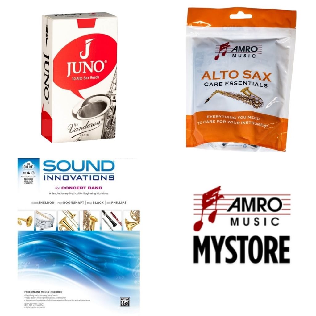 School Rental Night Lawrence County Beginner Alto Sax Pack w/ Book