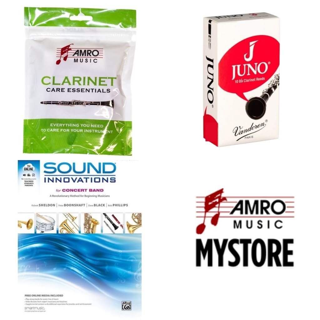 School Rental Night Lawrence County Beginner Clarinet Pack w/ Book