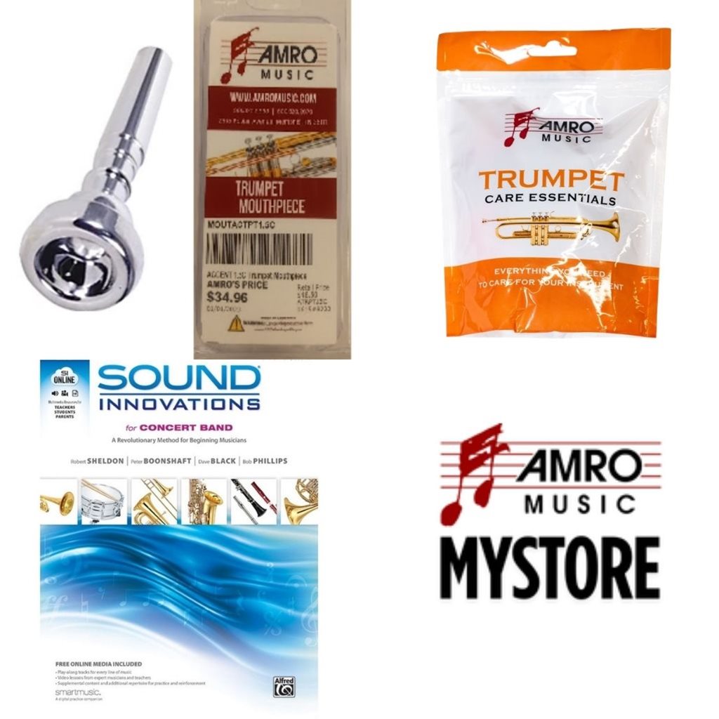 School Rental Night Lawrence County Beginner Trumpet Pack w/ Book