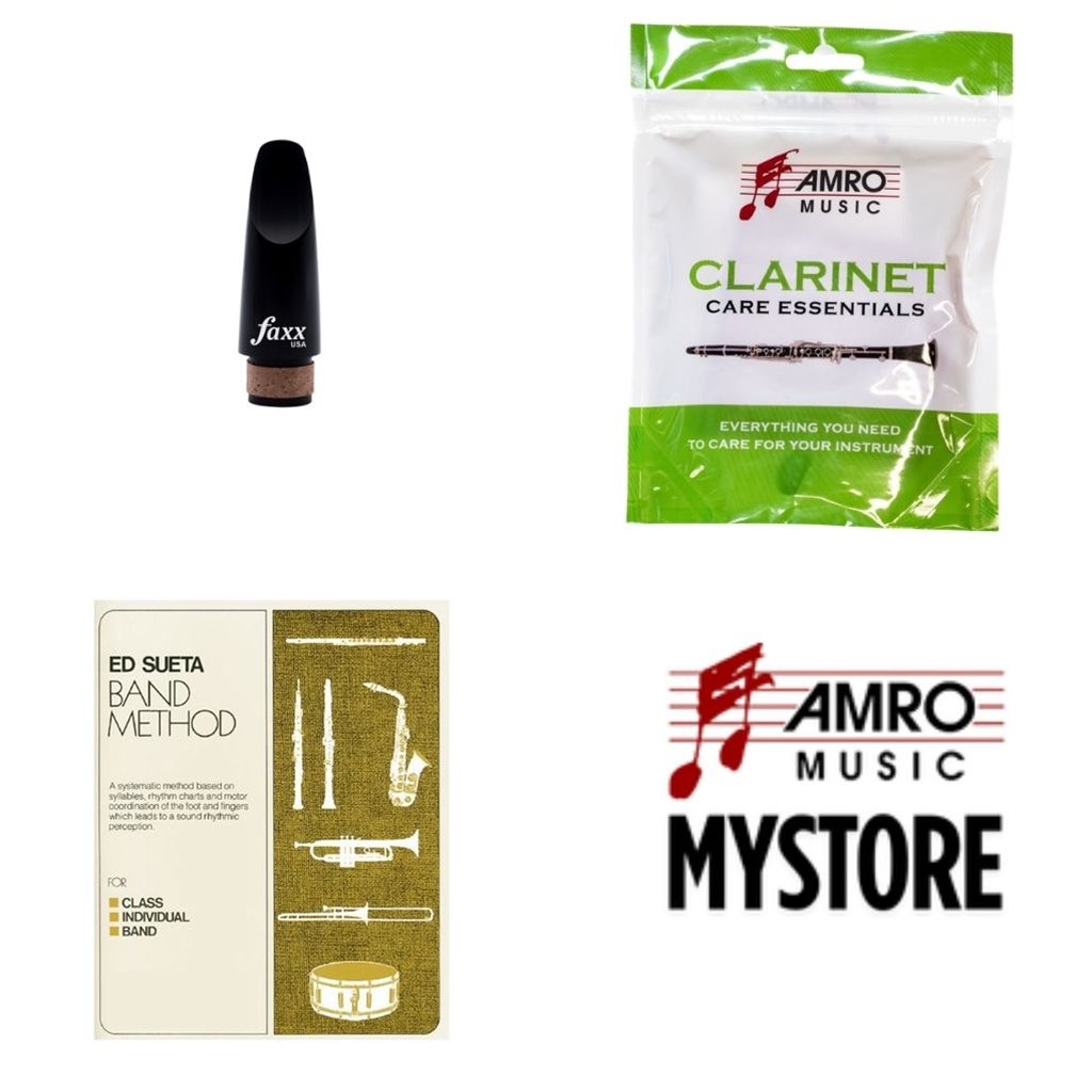 School Rental Night Alexander Jr. High Beginner Clarinet Pack w/ Book