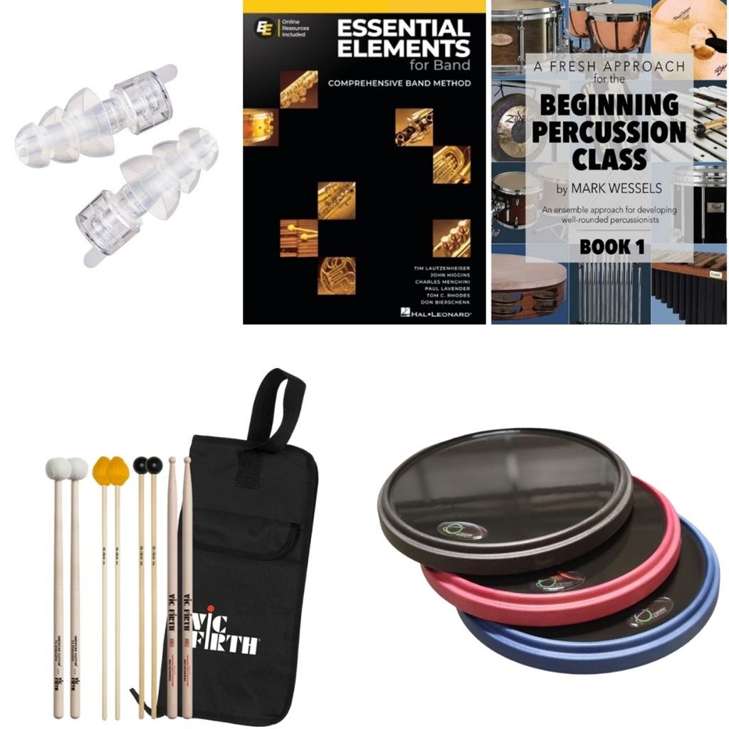 School Rental Night Northwest Rankin Beginner Percussion Pack w/ Book