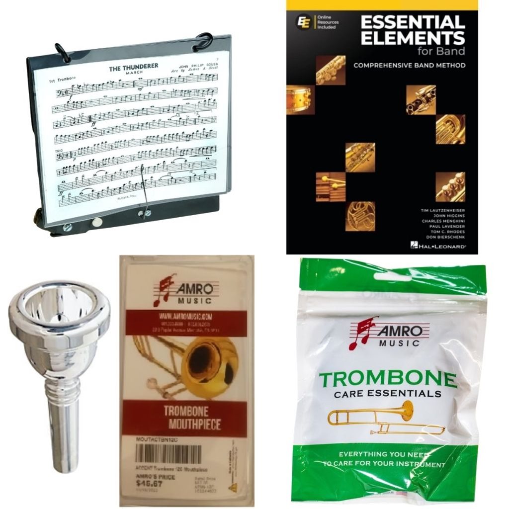School Rental Night Northwest Rankin Beginner Trombone Pack w/ Book