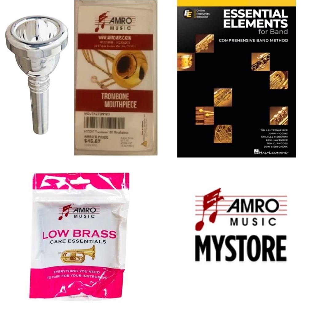 School Rental Night Mendenhall Jr. Beginner Baritone Pack w/ Book