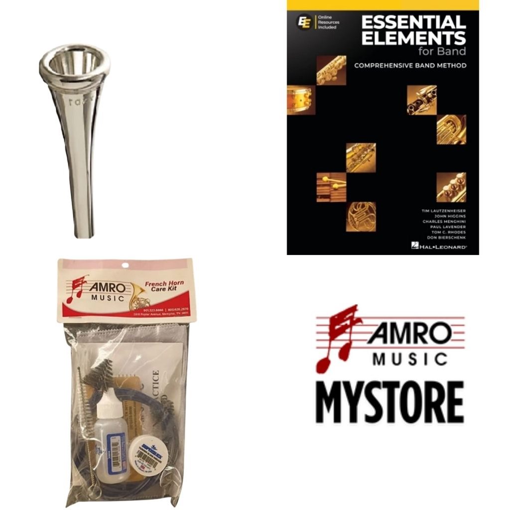 School Rental Night Mendenhall Jr. Beginner French Horn Pack w/ Book