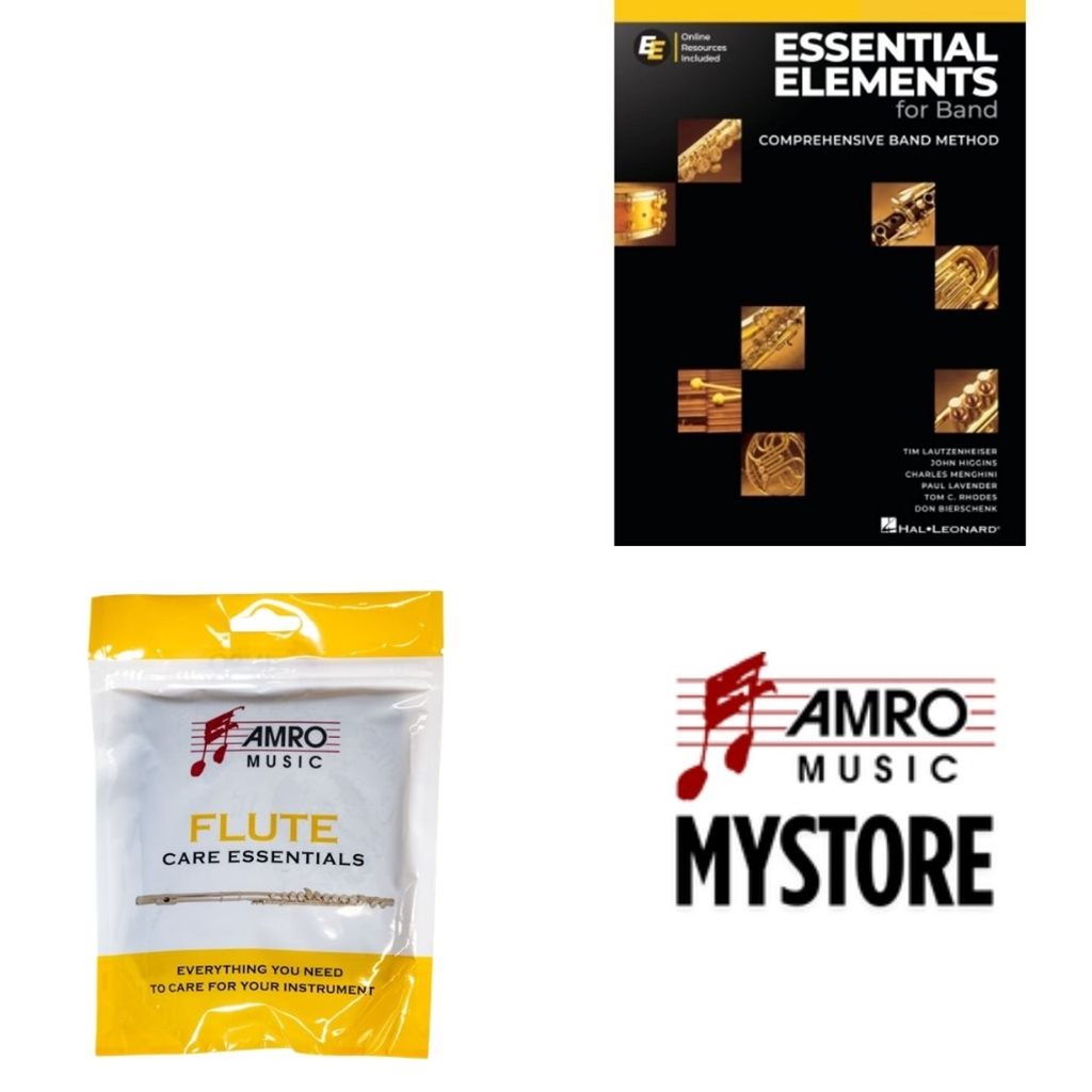 School Rental Night Mendenhall Jr. Beginner Flute Pack w/ Book