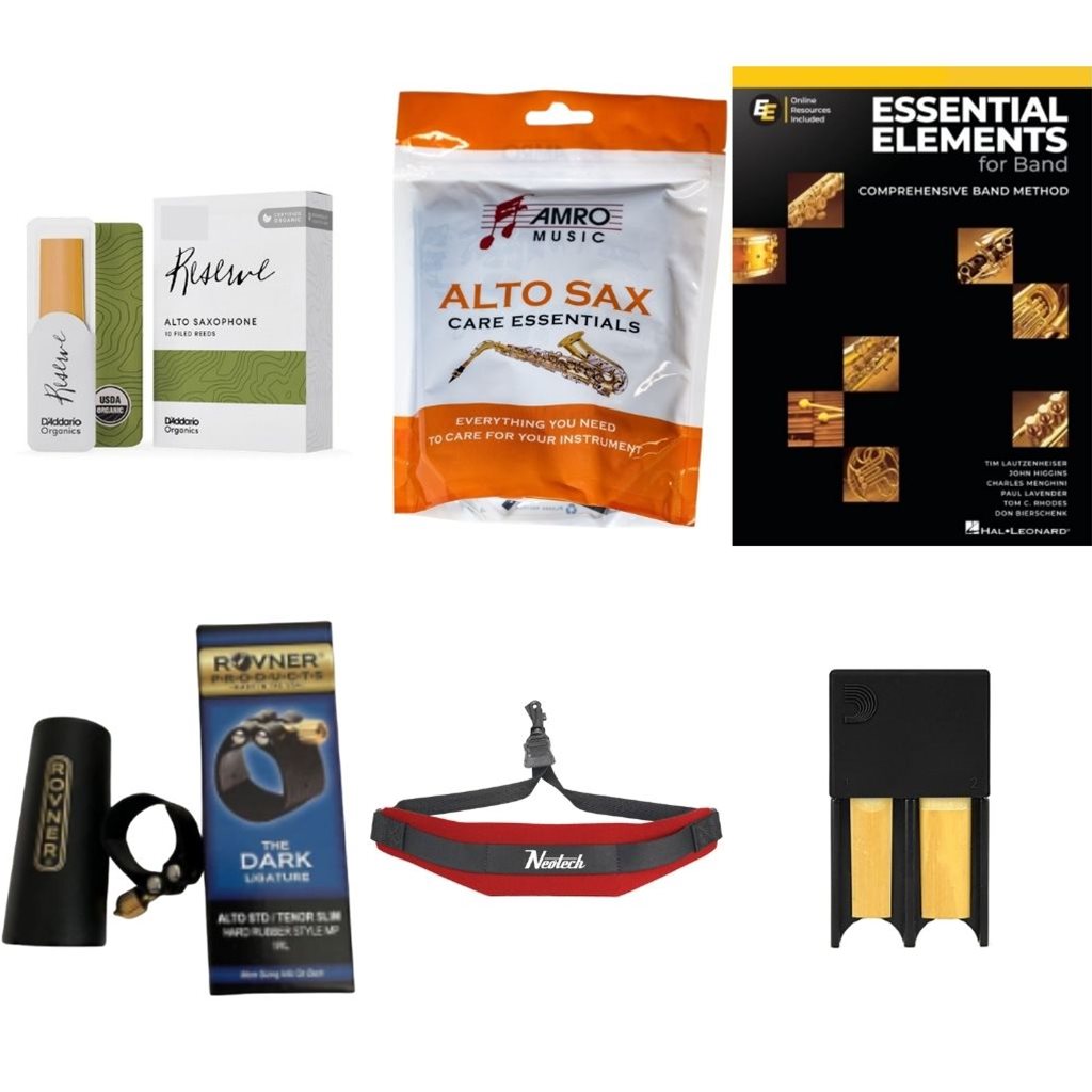 School Rental Night Lovett Elementary Beginner Alto Sax Pack w/ Book