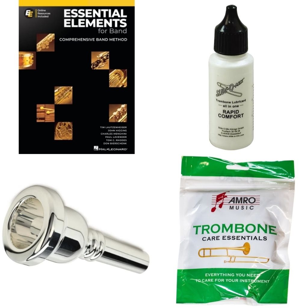 School Rental Night Lovett Elementary Beginner Trombone Pack w/ Book