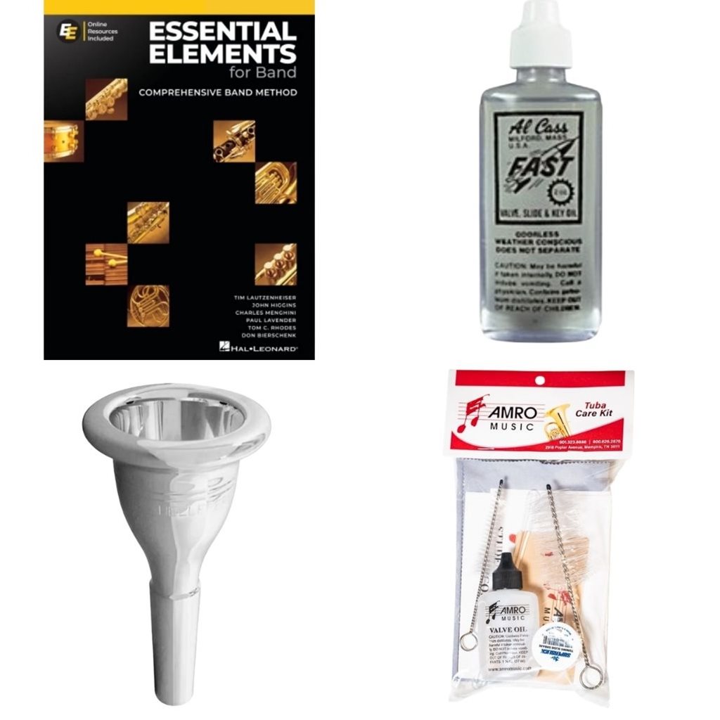 School Rental Night Lovett Elementary Beginner Tuba Pack w/ Book