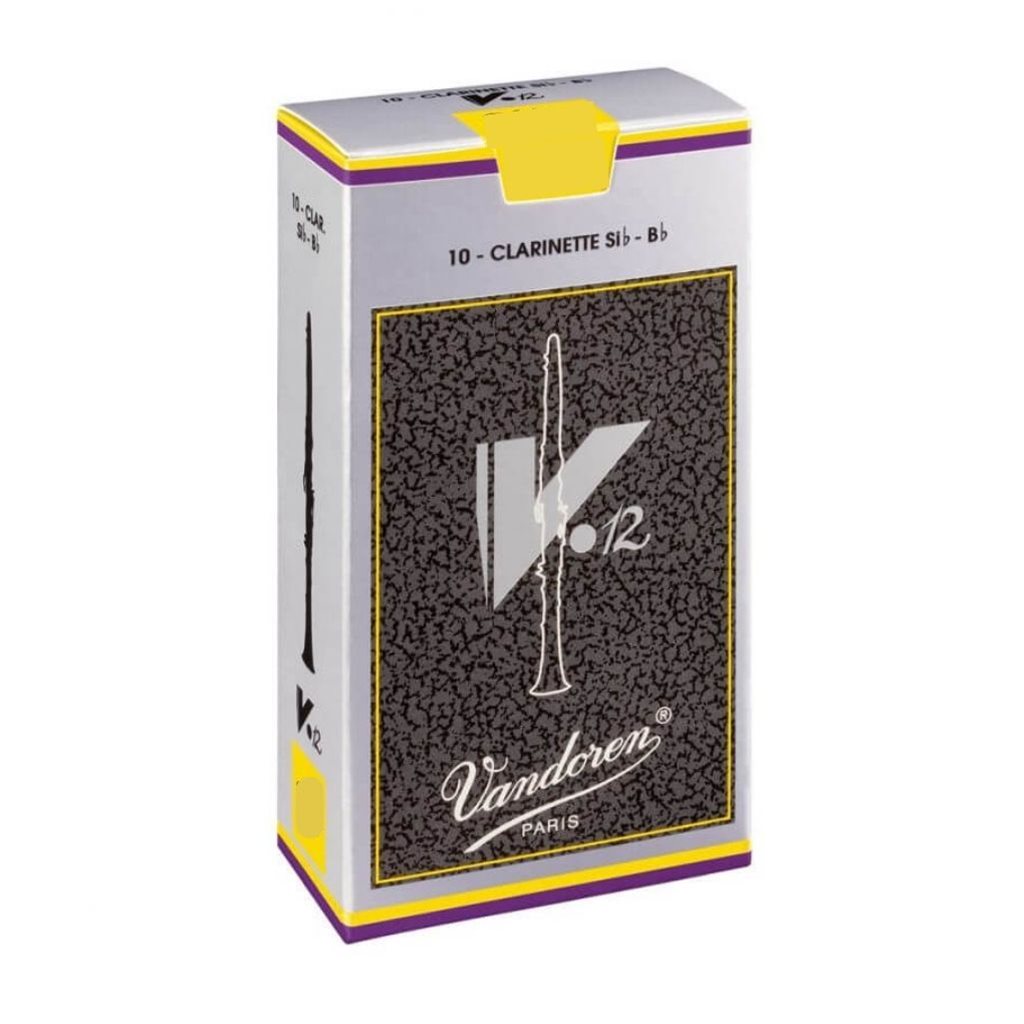 Vandoren #2.5 V12 Bb Clarinet Reed 10 Pack