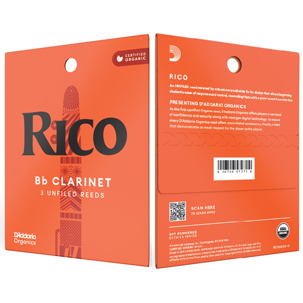 Rico #3 Bb Clarinet Reed 3 Pack