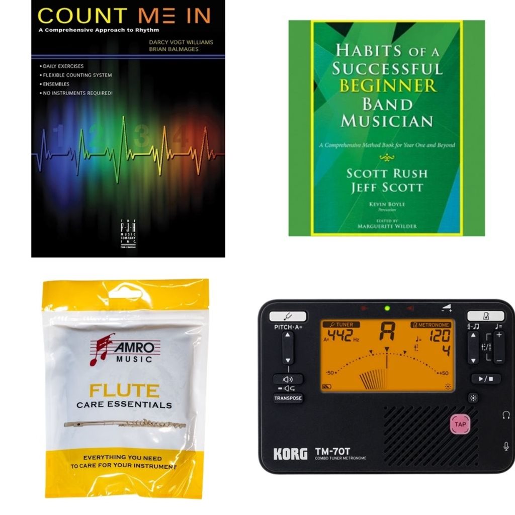 School Rental Night Pass Christian Middle Required Flute Supplies