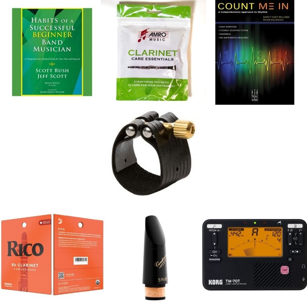 School Rental Night Pass Christian Middle Required Clarinet Supplies