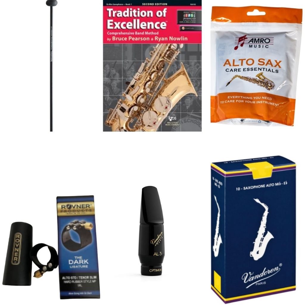 School Rental Night Bay-Waveland Middle Required Alto Sax Supplies