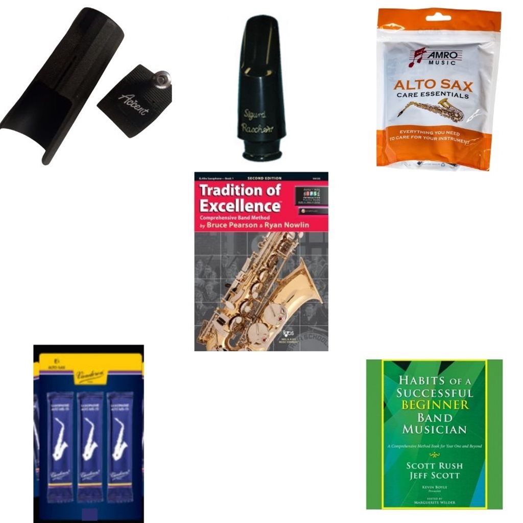 School Rental Night Bayou View Required Alto Sax Supplies