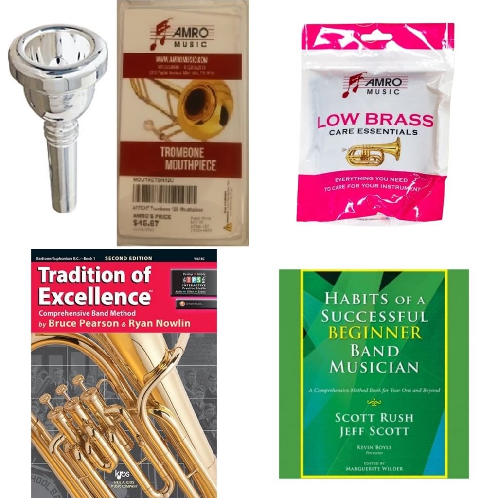 School Rental Night Bayou View Required Euphonium Supplies