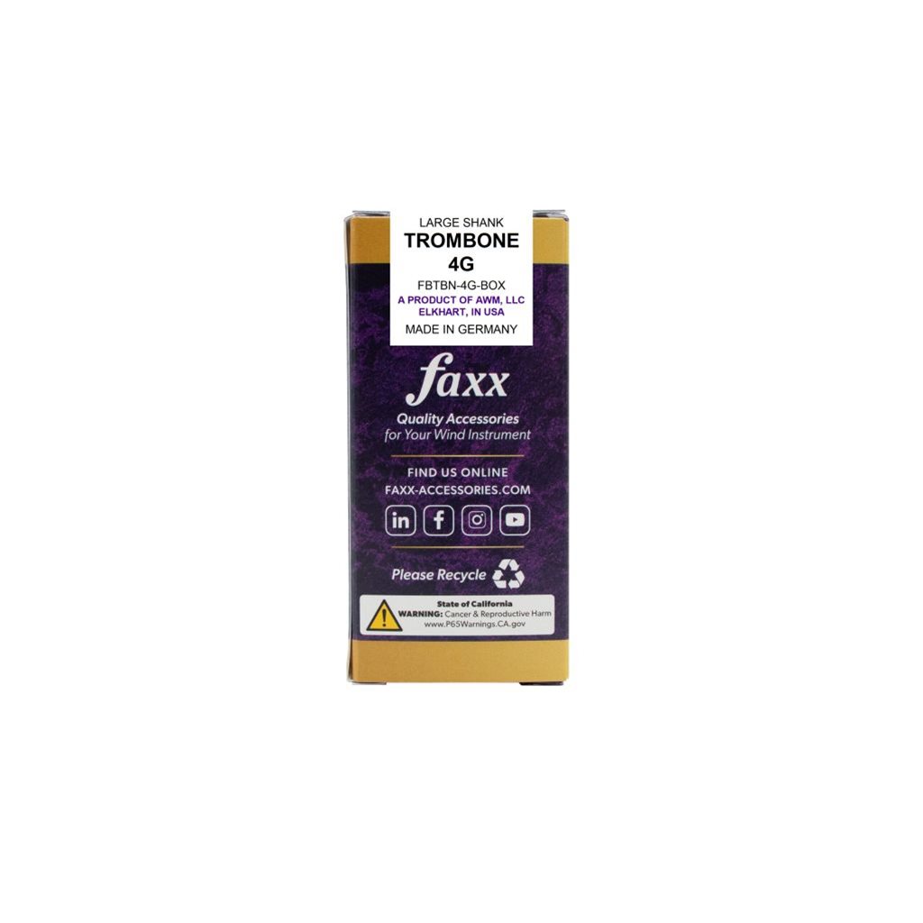 Faxx 4G Large Shank/Bass Trombone Mouthpiece