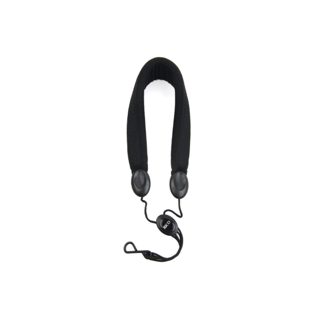 Rico Padded Alto or Soprano Sax Neck Strap with Plastic Snap Hook