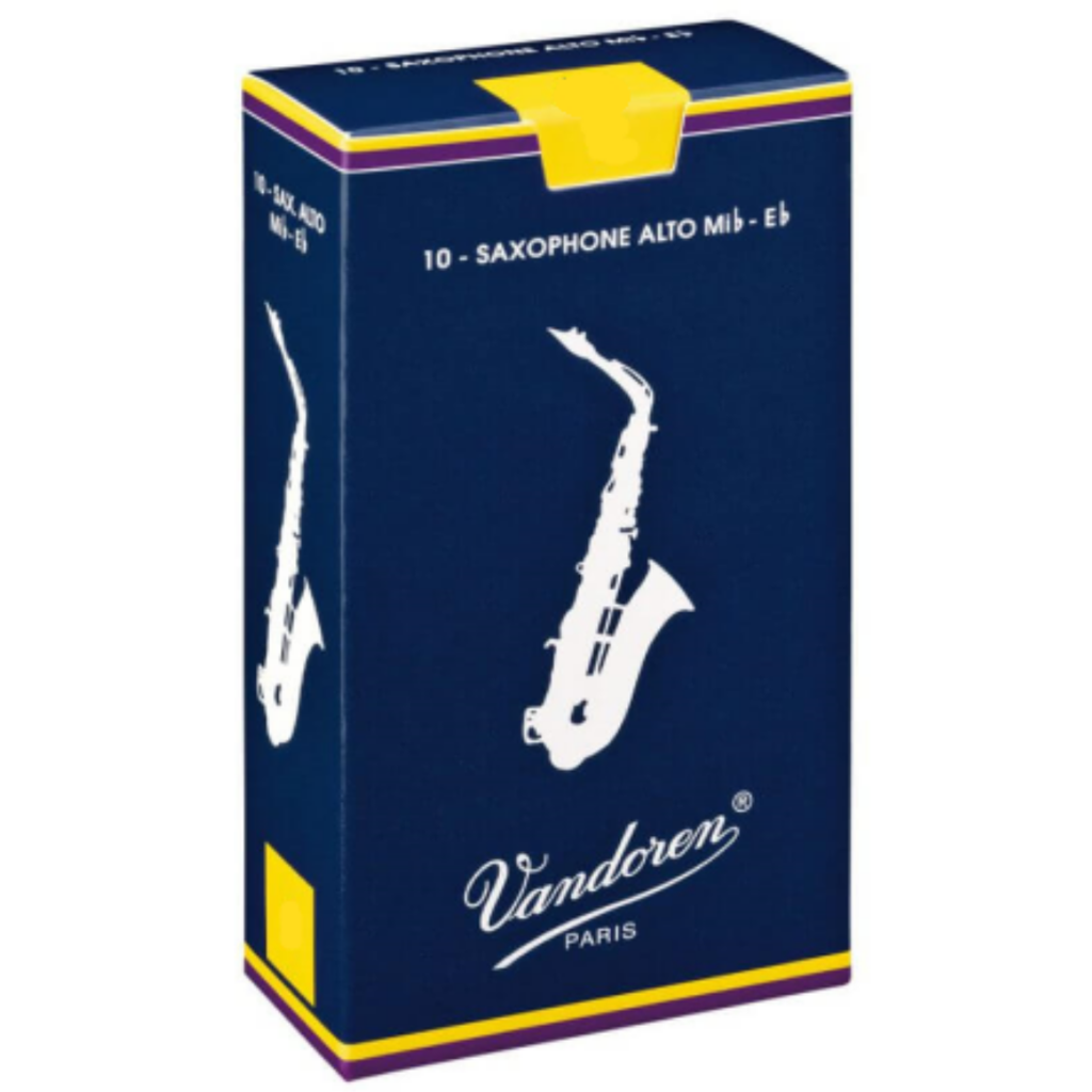 Vandoren #2.5 Alto Sax Filed Reed 10 Pack