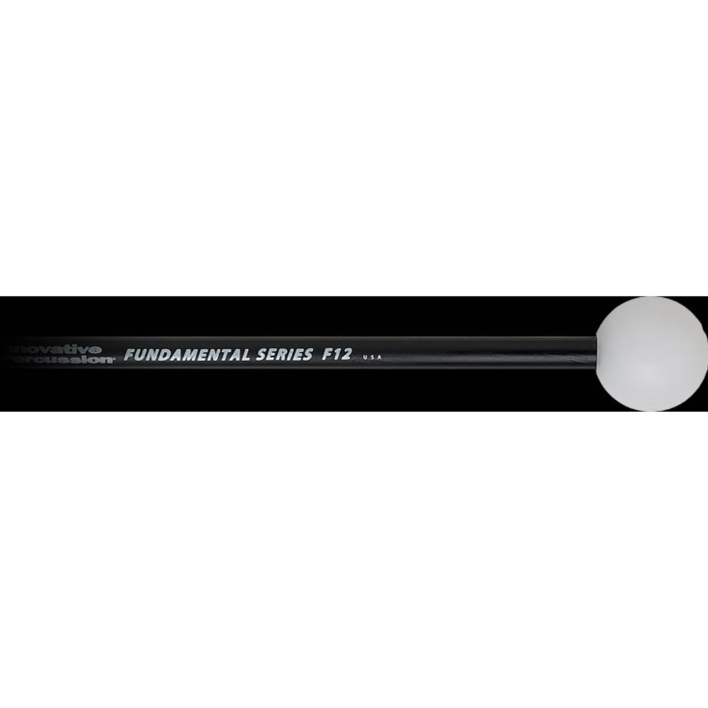 Innovative Percussion F12 Medium Hard Poly Fundamental Xylophone Mallets with Birch Handles