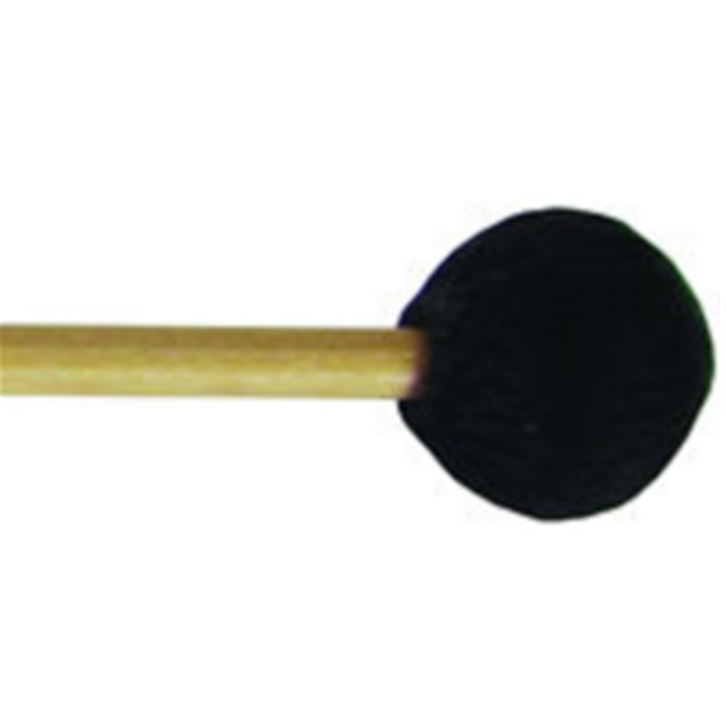 Salyers E30 Hard Black Yarn Marimba Mallets with Birch Handles